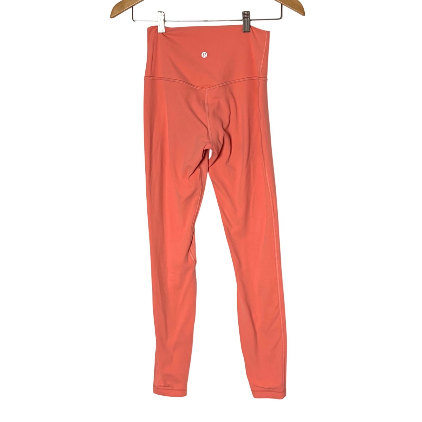 Lululemon High Rise Align Coral Leggings Womens 6 Orange 28 Inch Inseam