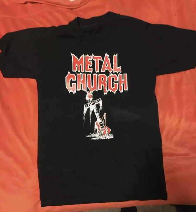 New Popular Metal Church Black T-Shirt Cotton Full Size