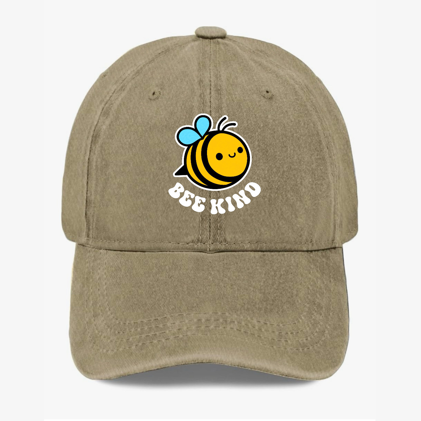 Bee Kind Cute Bee Hat Funny Positive Quote Baseball Cap Gift for Her Women