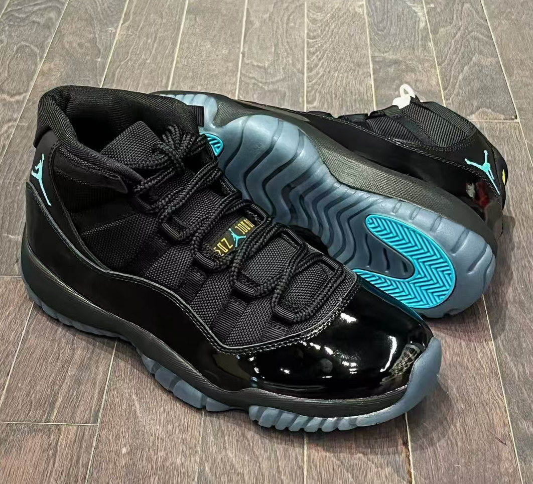 Jordan 11 Retro Gamma Blue High Top Black Blue Men’s Basketball Shoes