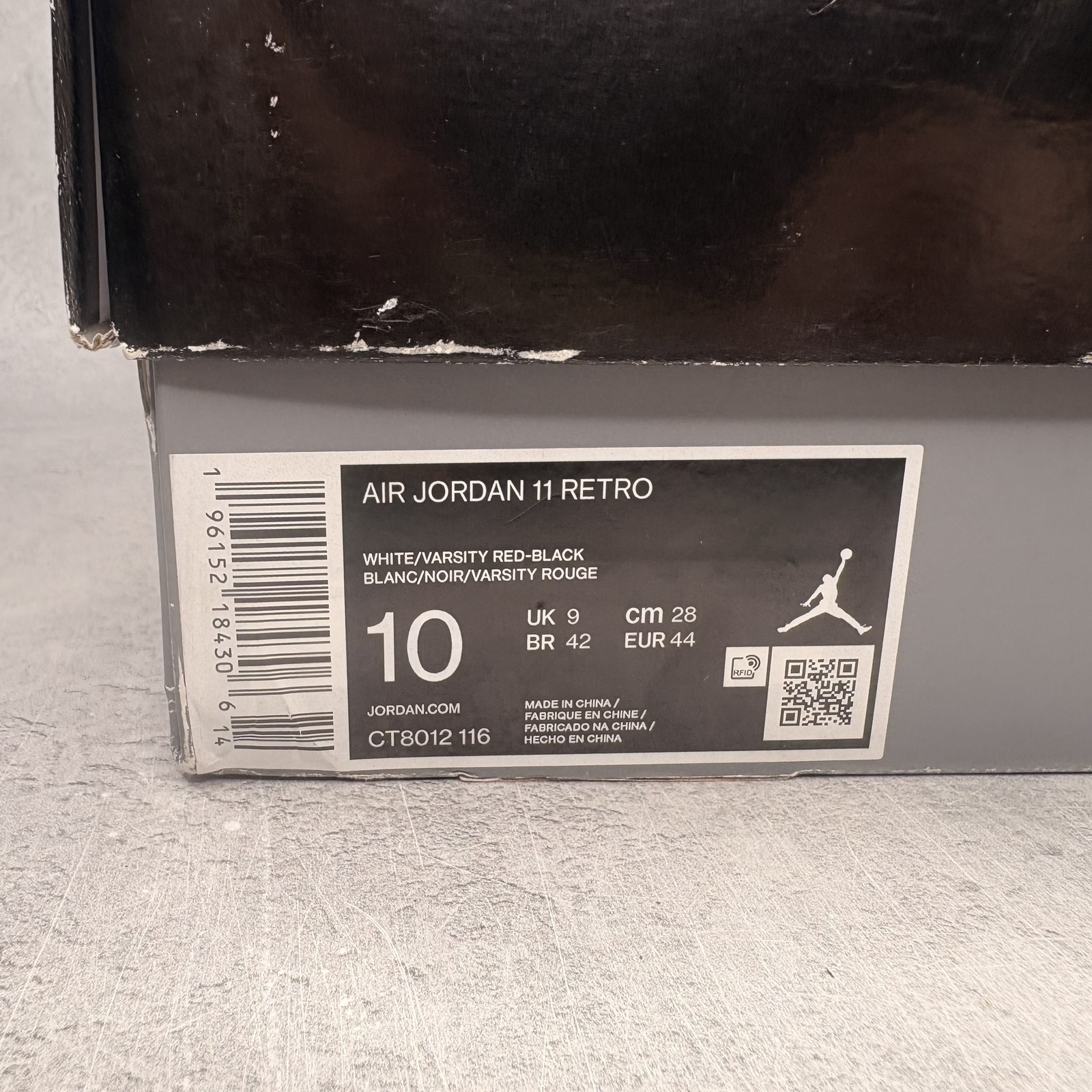 10M/11.5WJordan 11 Retro Cherry (2022) *pre-owned* SIZE 10CT8012-116Pre-Owned