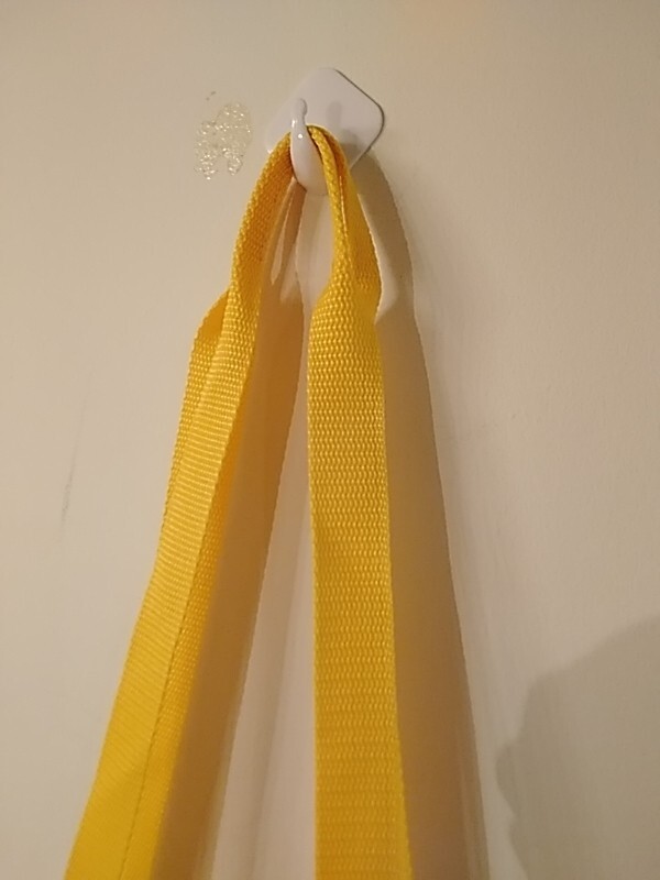 Eastport clear 100% PVC shoulder bag w/yellow trim, 3 straps 2 pockets zip close