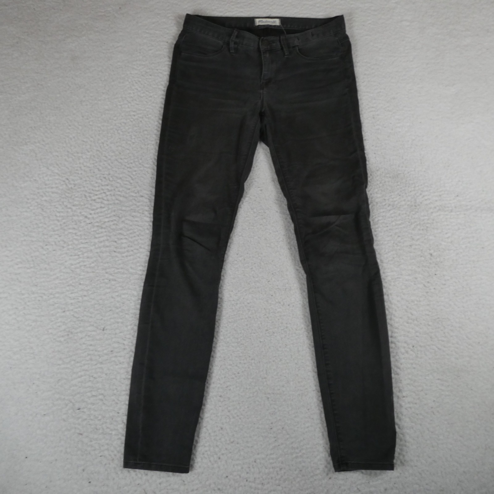 Madewell Jeans Women Size 27 Fade Black Legging Denim Cotton/Poly/Spandex Blend