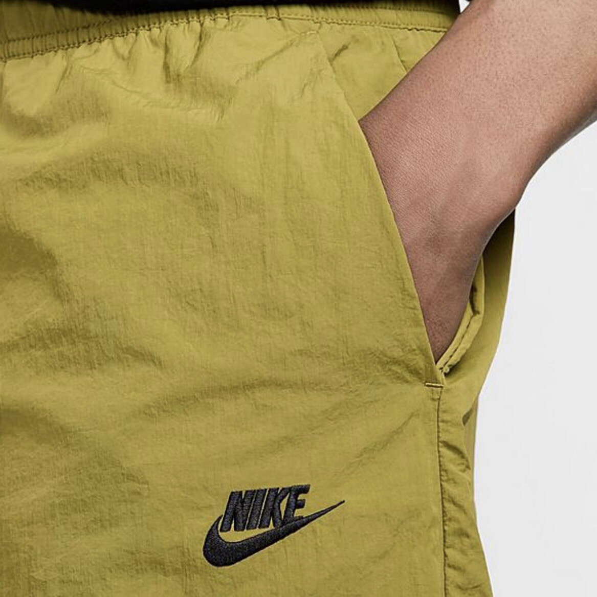 Nike Tech Woven Taper Leg Pants Joggers Gym Olive Pacific Moss FZ0758-307 Men Sz