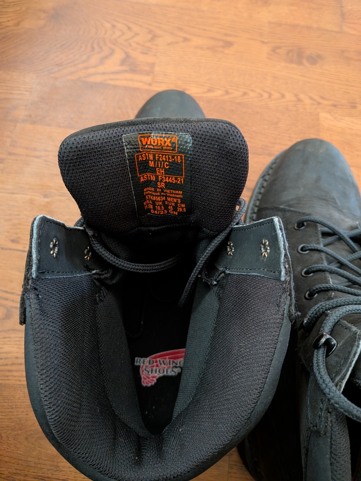 red wing boots 11.5