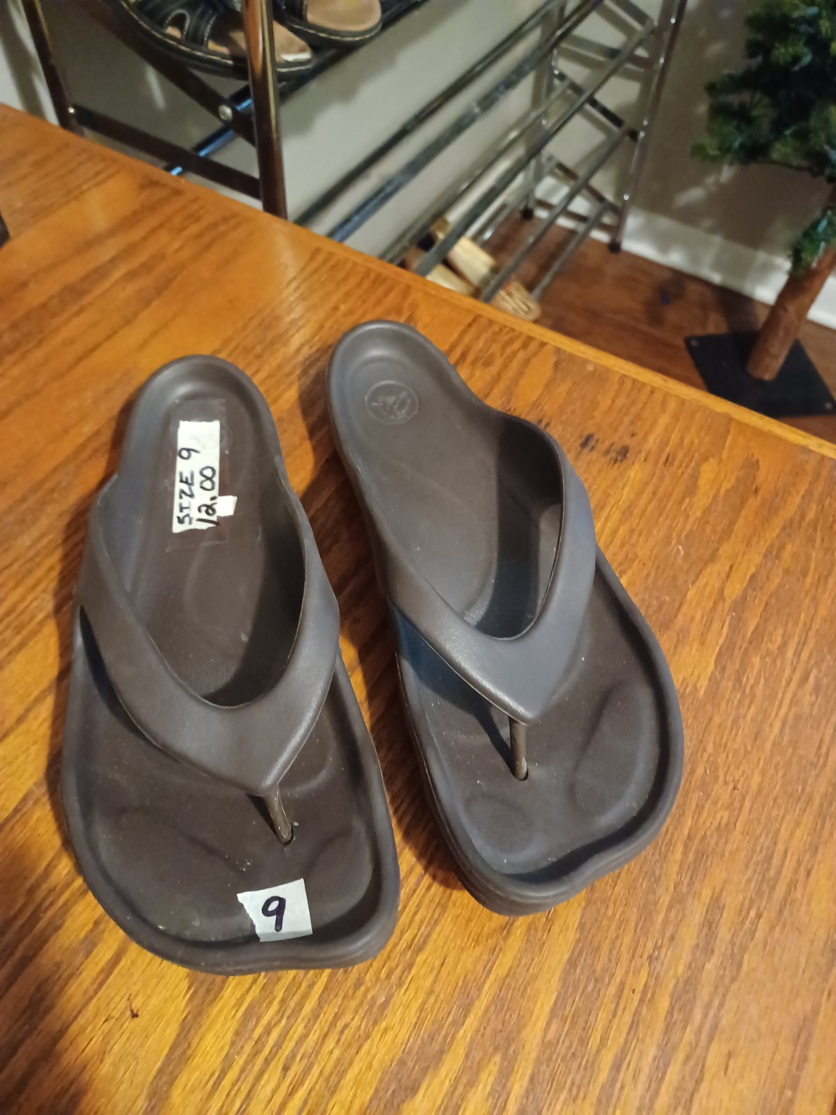 Womens Black Crocs Sandals size 9M