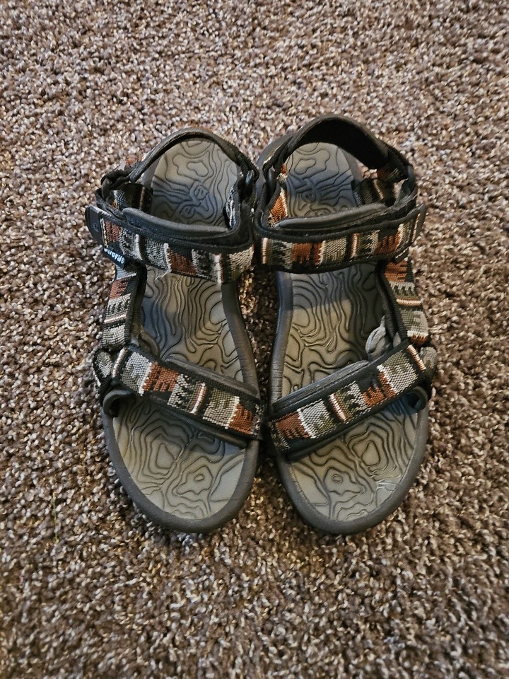 TEVA TERRA Fi HURRICANE XLT MEN’s SANDALS SCORPION RIVER PRINT SIZE 8