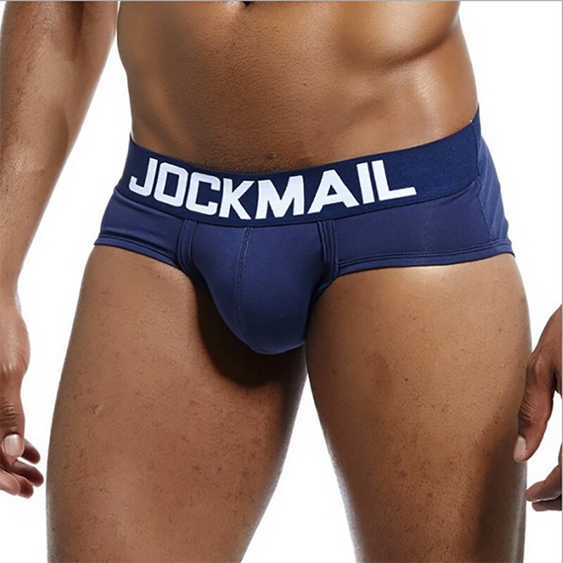JOCKMAIL Boxer Shorts Men’s U Convex Underwear Cotton Bulge Pouch Trunks Panties