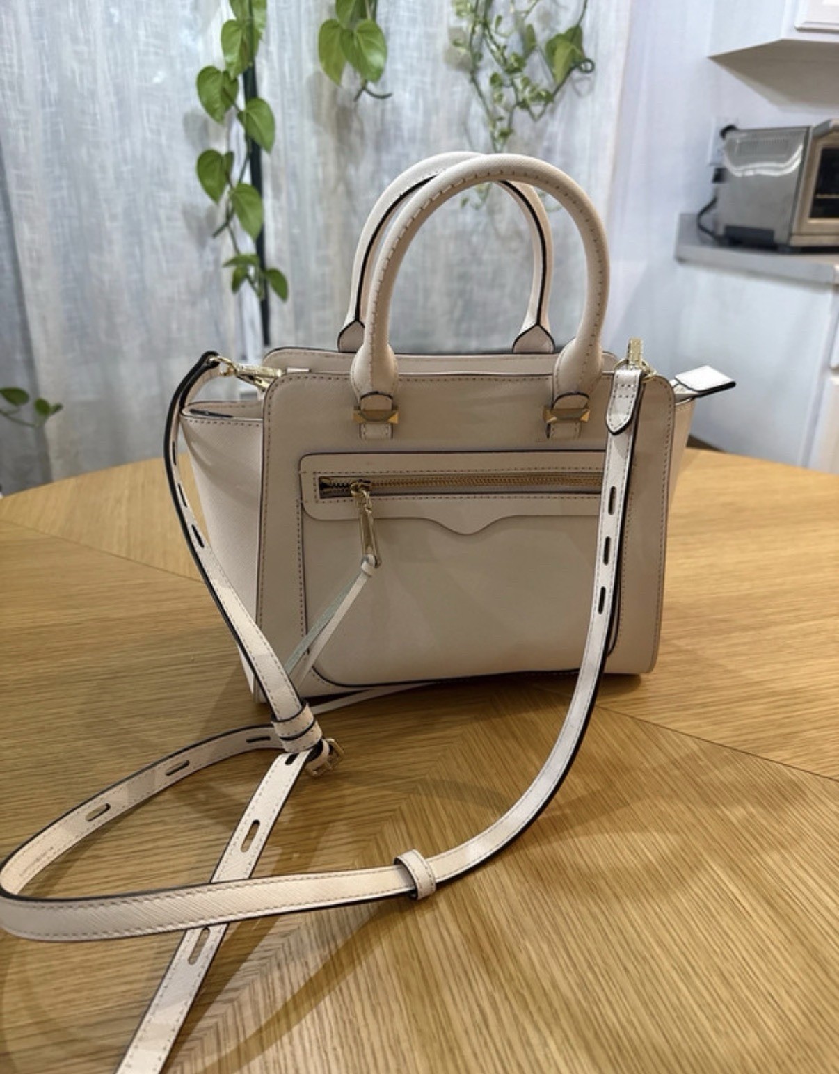 Rebecca Minkoff Cream Luxury Handbag