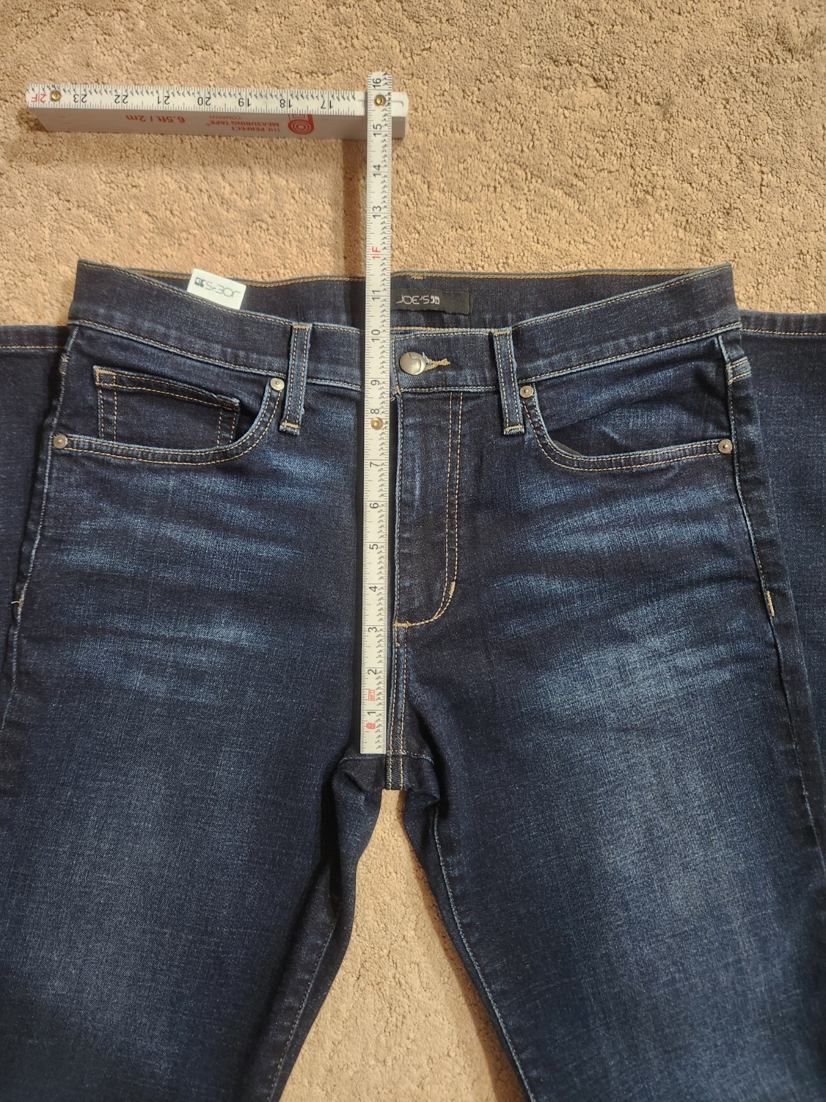 JOE’S Men’s Slim Straight Dark Wash Blue Stretch Denim Jeans 31×32