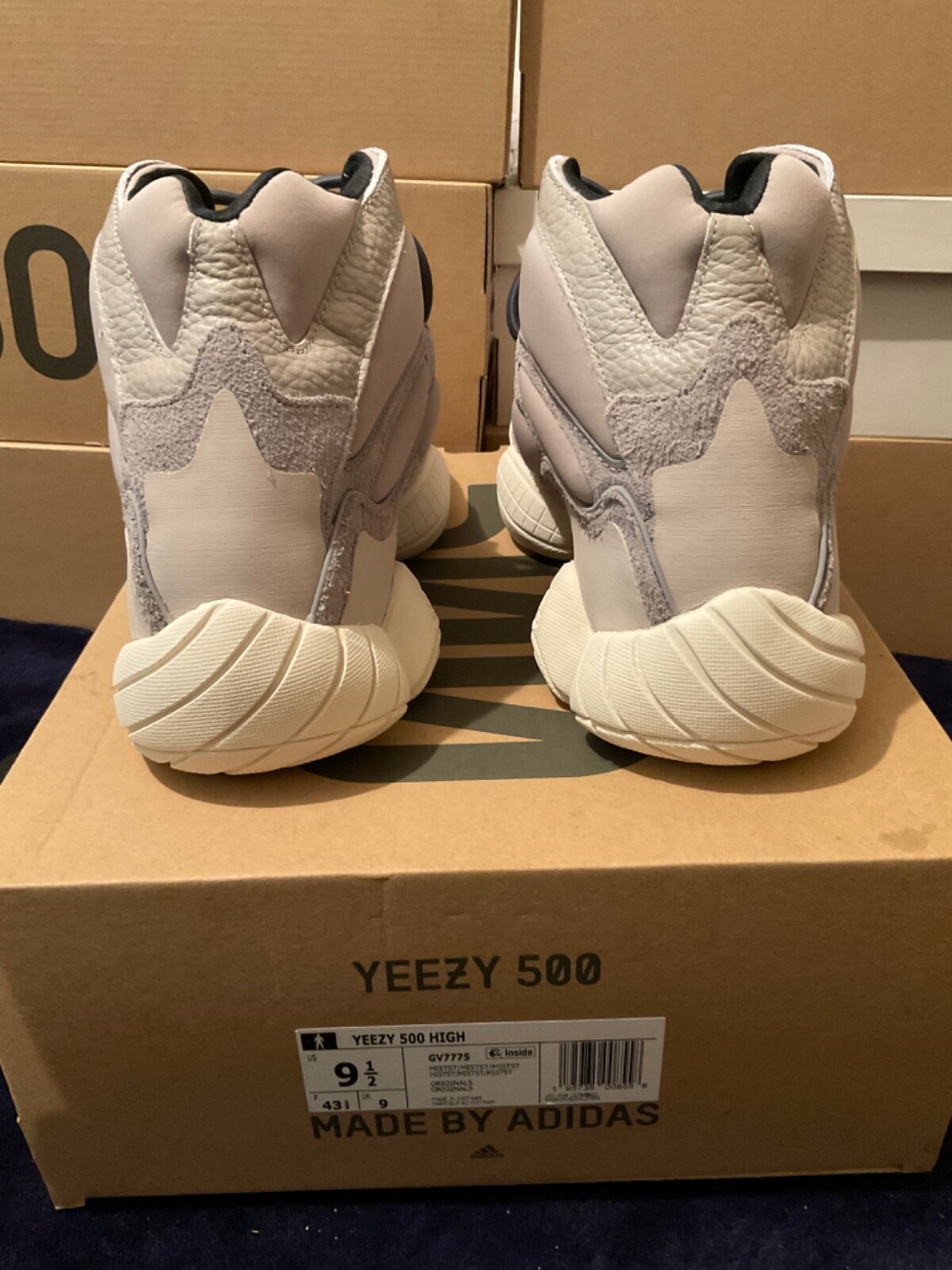 Adidas Yeezy 500 High Mist Stone GV7775 US Size 9.5M