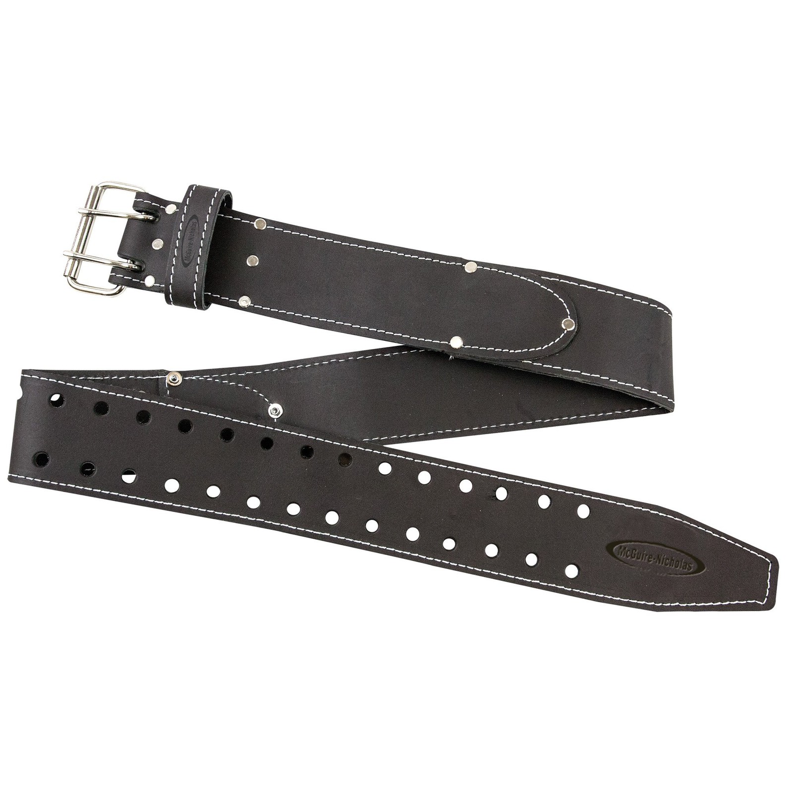 Tool Work Belt Oil Tanned Leather 2 3/4″ Inch 29″-46″ Waist