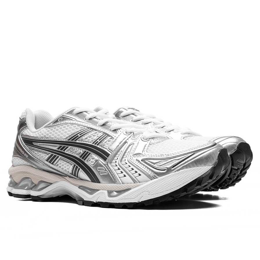ASICS Gel-Kayano 14 Men’s White Graphite Grey Silver GEL Retro Running Shoes