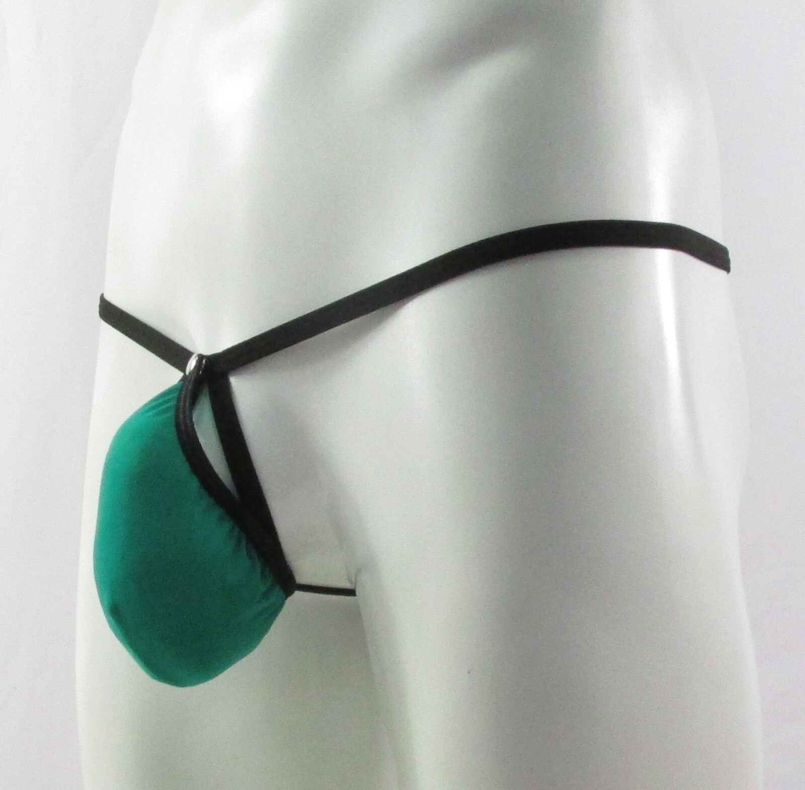 K226 G2262 Mens Sexy String Thong Pouch Snap Closure Open Soft Smooth Silky