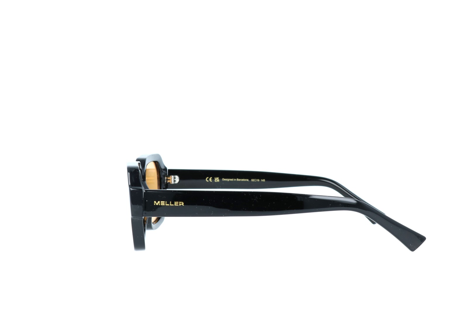 Meller Marli Black Rectangle Sunglasses 52-19-145