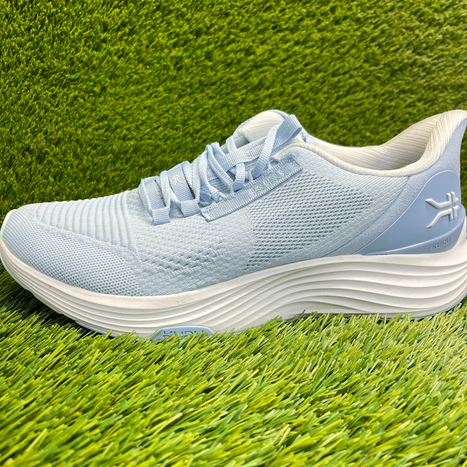 Kuru Atom 2 Womens Size 12D Blue White Athletic Running Waking Shoes Sneakers
