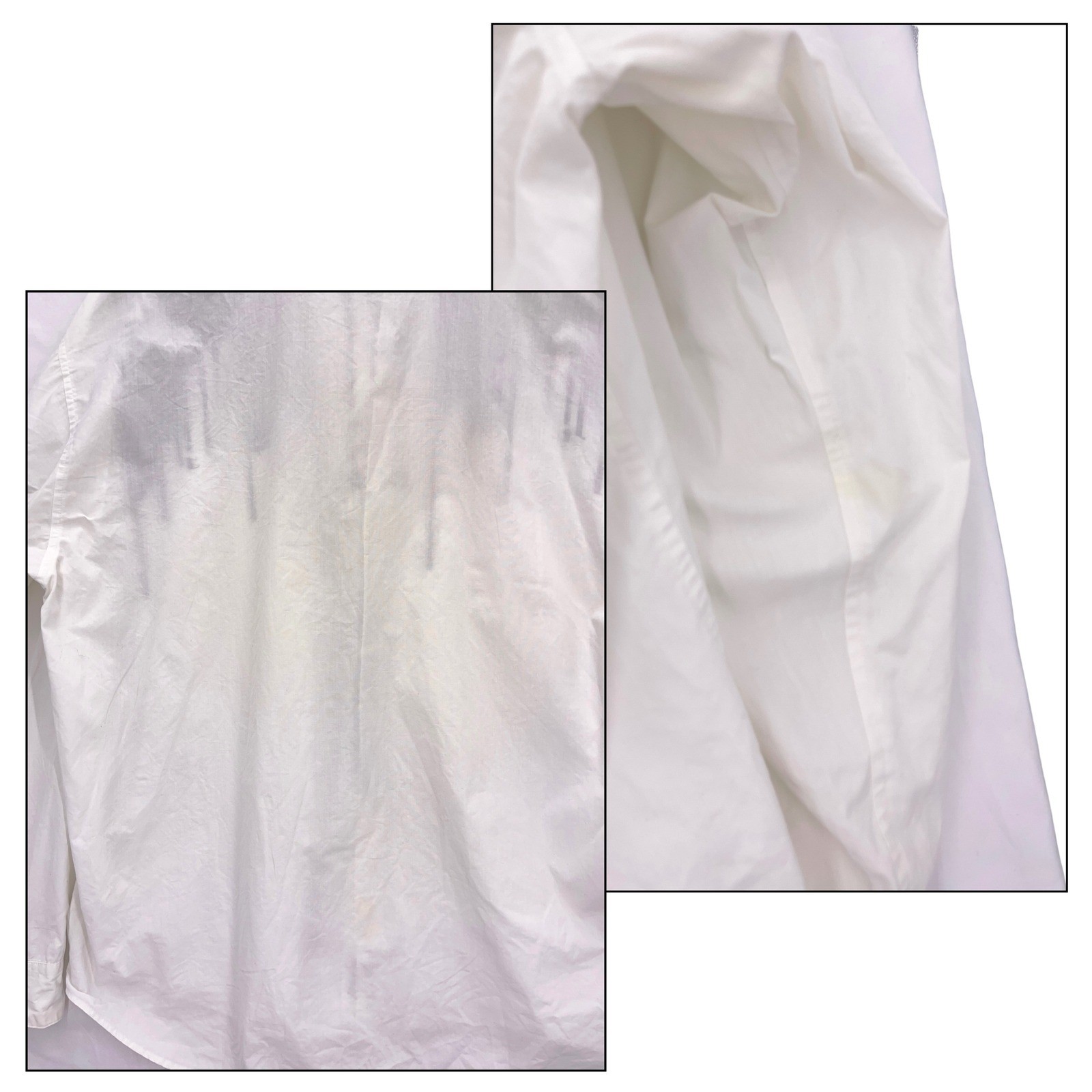 Austin Kane White Button Down Shirt XL Geometric Embroidered