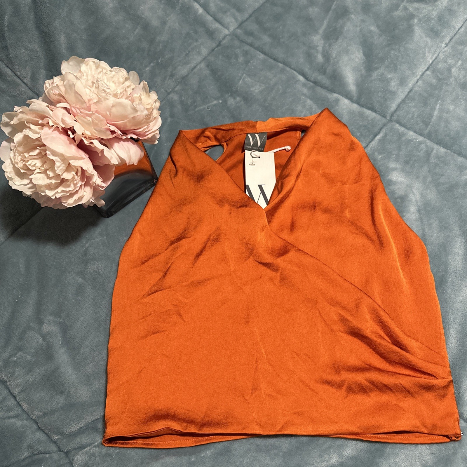 Worthington Women’s Sleeveless Blouse Top NWT size XS