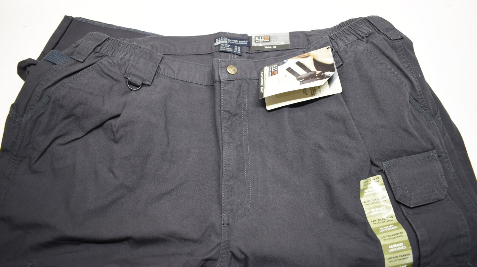 5.11 Mens Tactical BDU Utility Cargo Pants 74251 Charcoal Gray Size 46 Unhemmed