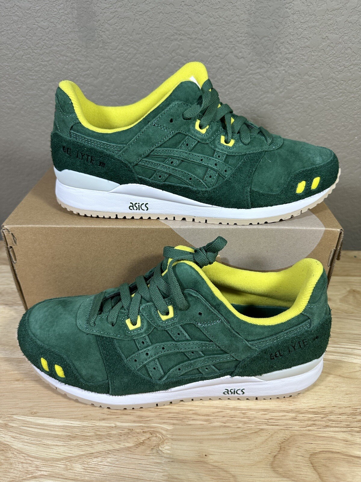 ASICS GEL-Lyte III OG Low Masters Shamrock Green Yellow Mens Multi 1201A809-300