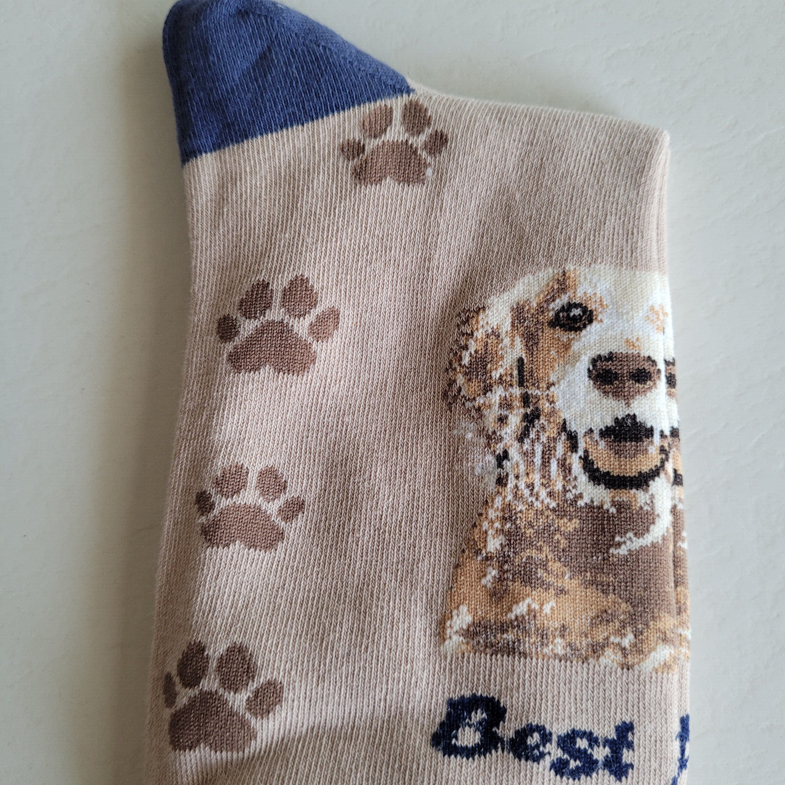 Golden Retriever Dog Socks Fun Novelty Dress Casual Unisex SOX FineFit One Size