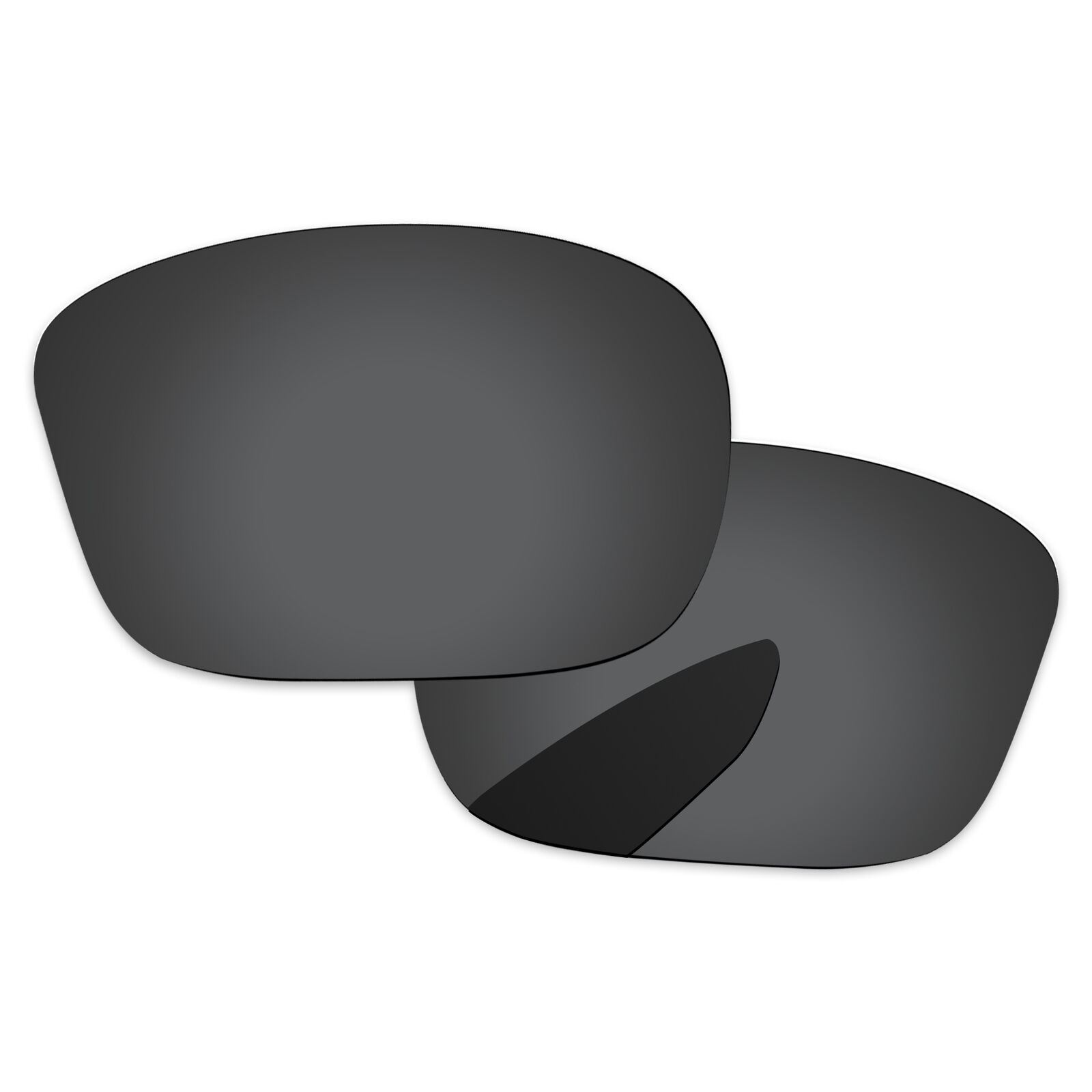 PapaViva Stealth Black Polarized Replacement Lenses For-Oakley Sliver OO9262