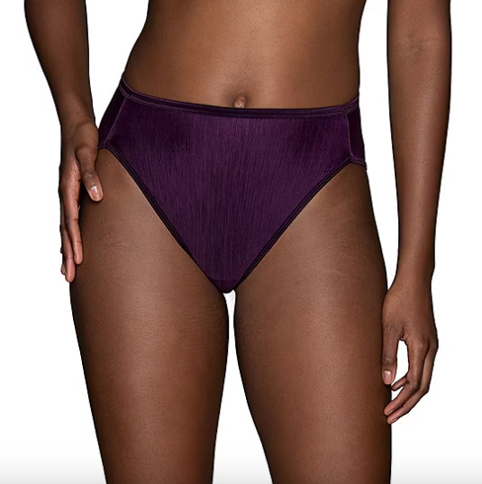 Vanity Fair® Illumination® High Cut Panty – 13108, Sz 7/L Sangria 925416