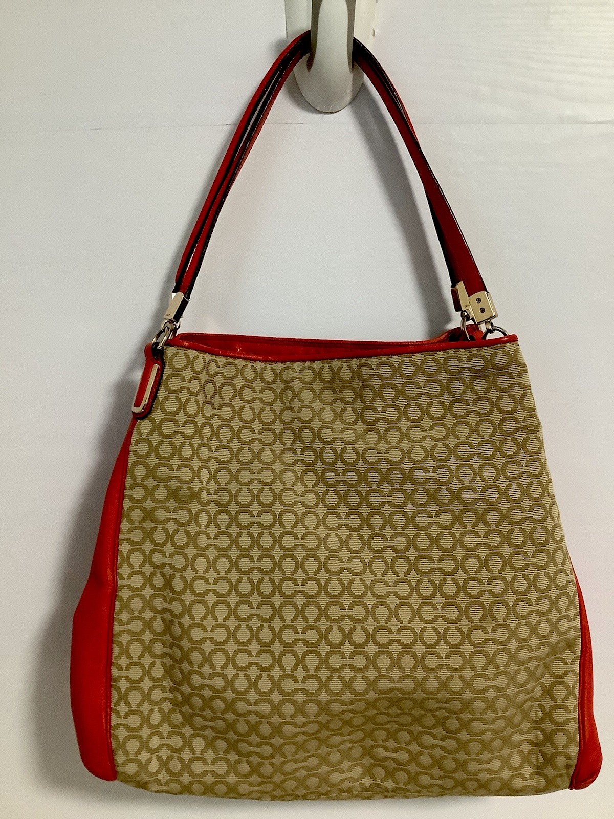 Coach Madison Op Art Phoebe Hobo Shoulder Bag Purse #26281