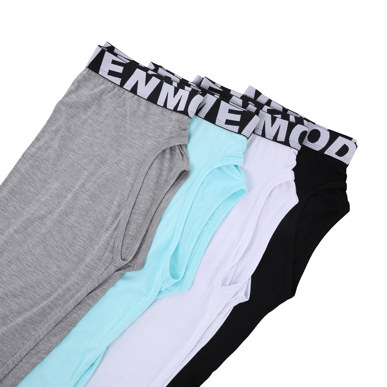 Men Long Johns Thermal Underwear Leggings Open Crotch Pants Pajamas Modal