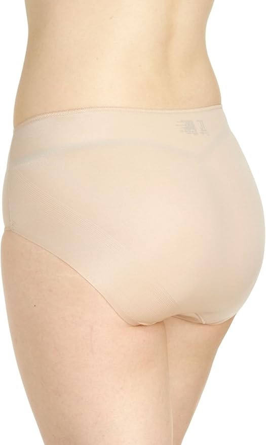 TC Fine Intimates Microfiber Wonderful Edge Brief Panty Nude Size XL A3257