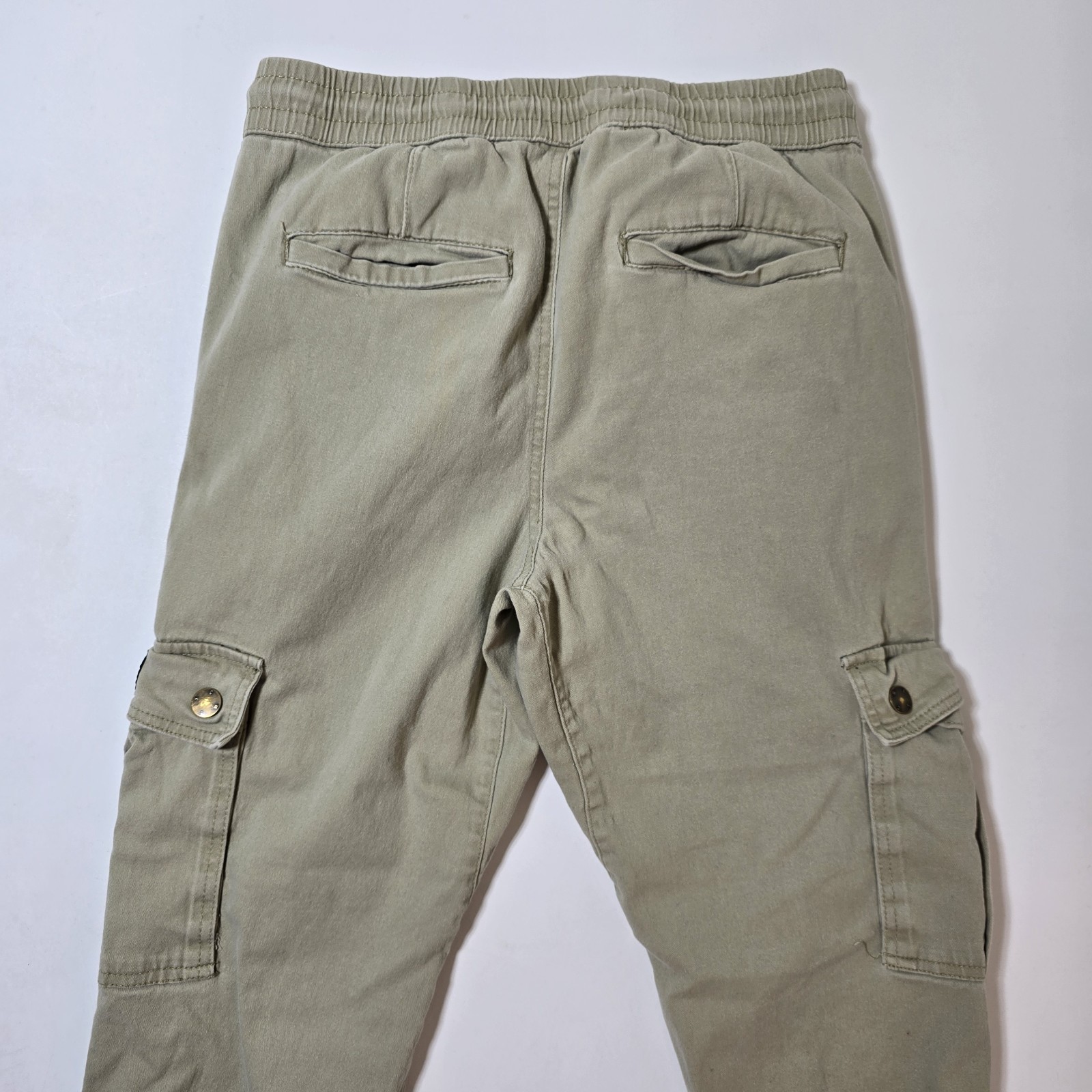WESC Slim Utility Joggers Unisex Mens S Womens M Green Cargo Cotton Twill Retro