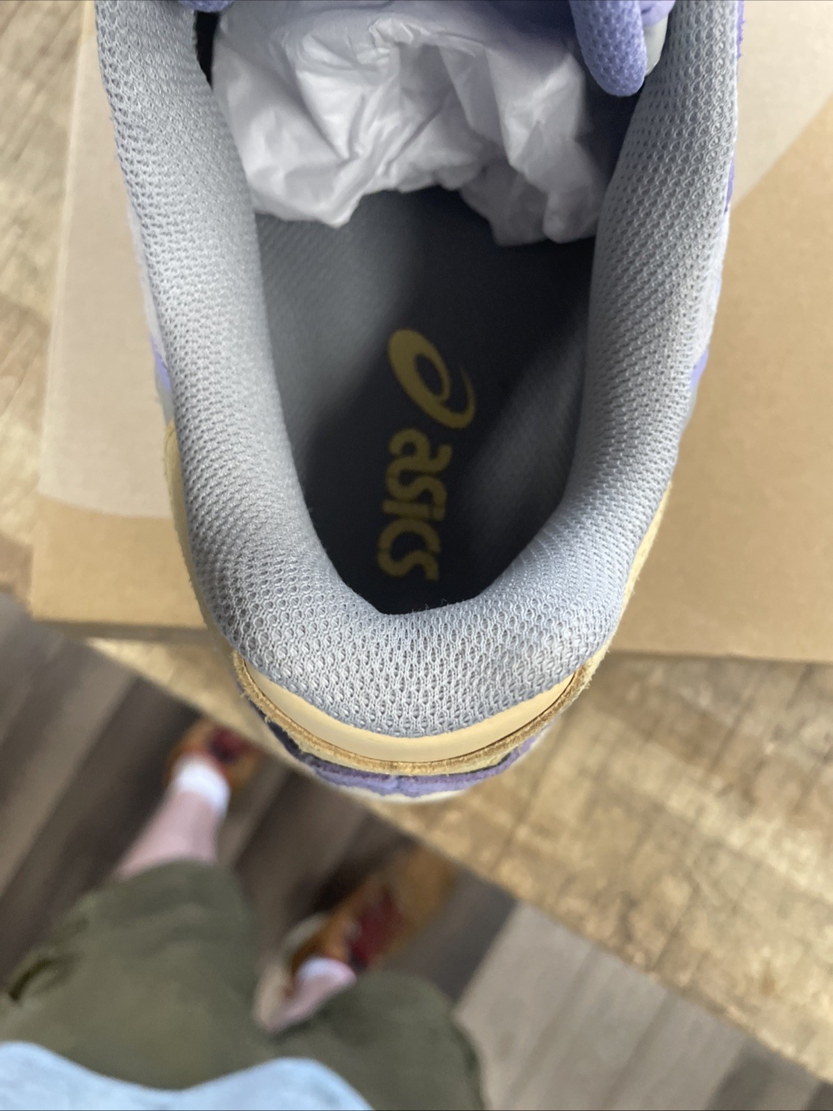 Asics Gel NYC Piedmont Grey/blueberry Sz10