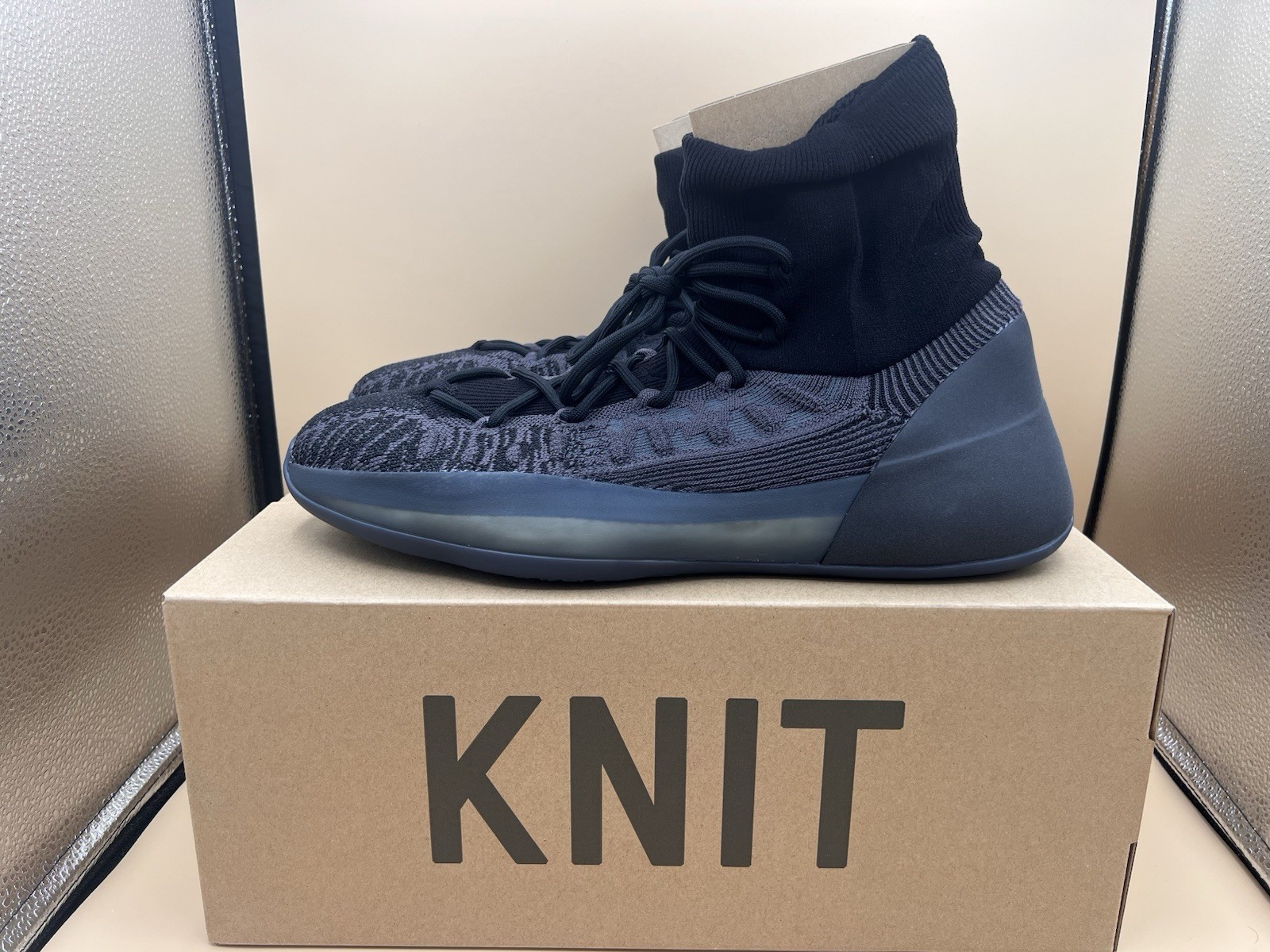 Adidas Yeezy Basketball Knit Slate Onyx – Size 14.5
