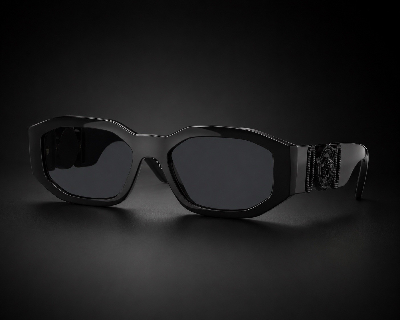 VERSACE VE4361 536087 53mm Black Dark Grey Unisex Sunglasses