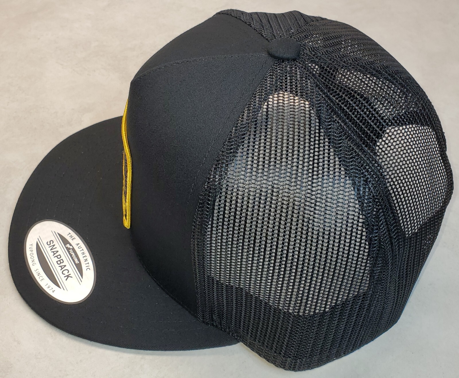 John Deere Patch Yupoong Trucker Hat / YP Classic 6006 Snapback Black/Black