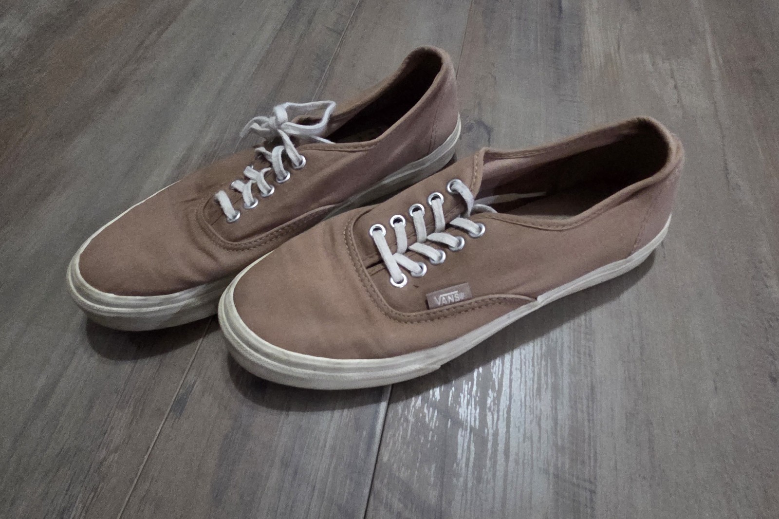 Vans Authentic Pro Mahogany Rose Pink Tie Skater Shoes Men 6.5/ Women 8