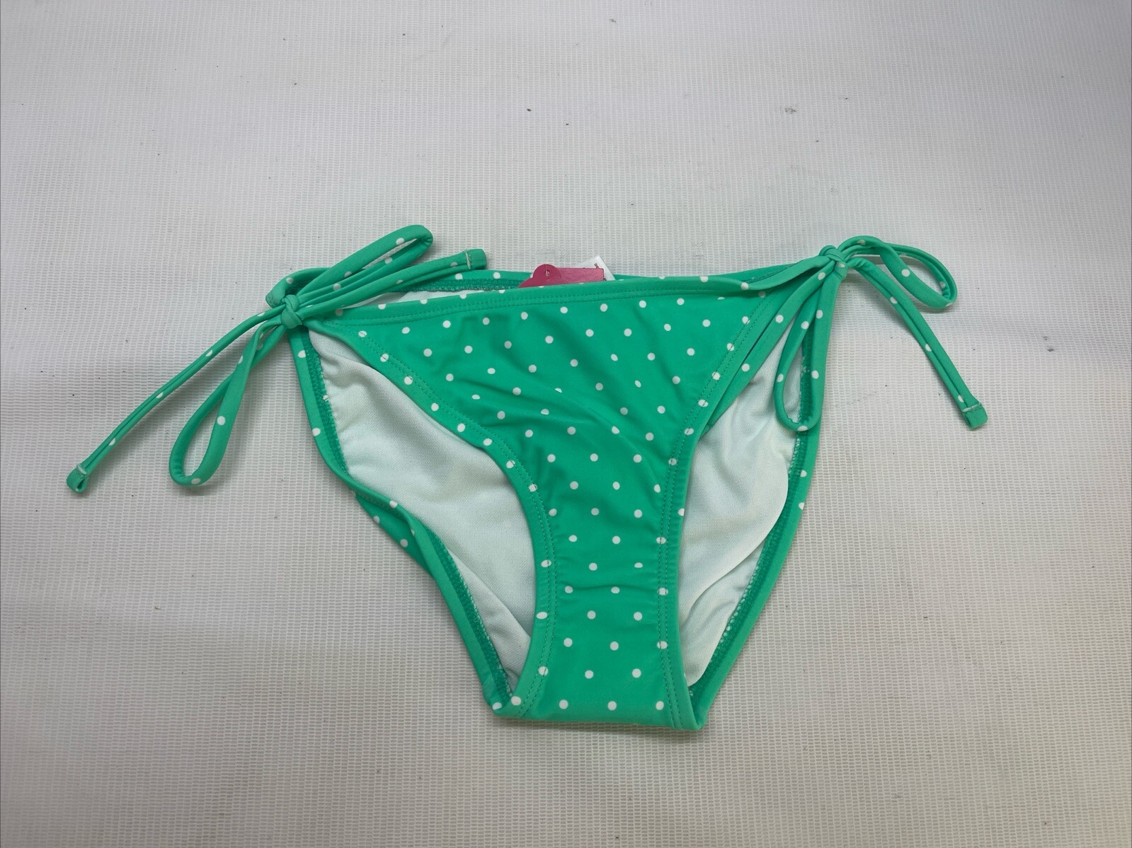Xhilaration Junior’s Mint Green Polka Dot Side-tie Bikini Bottom Small New