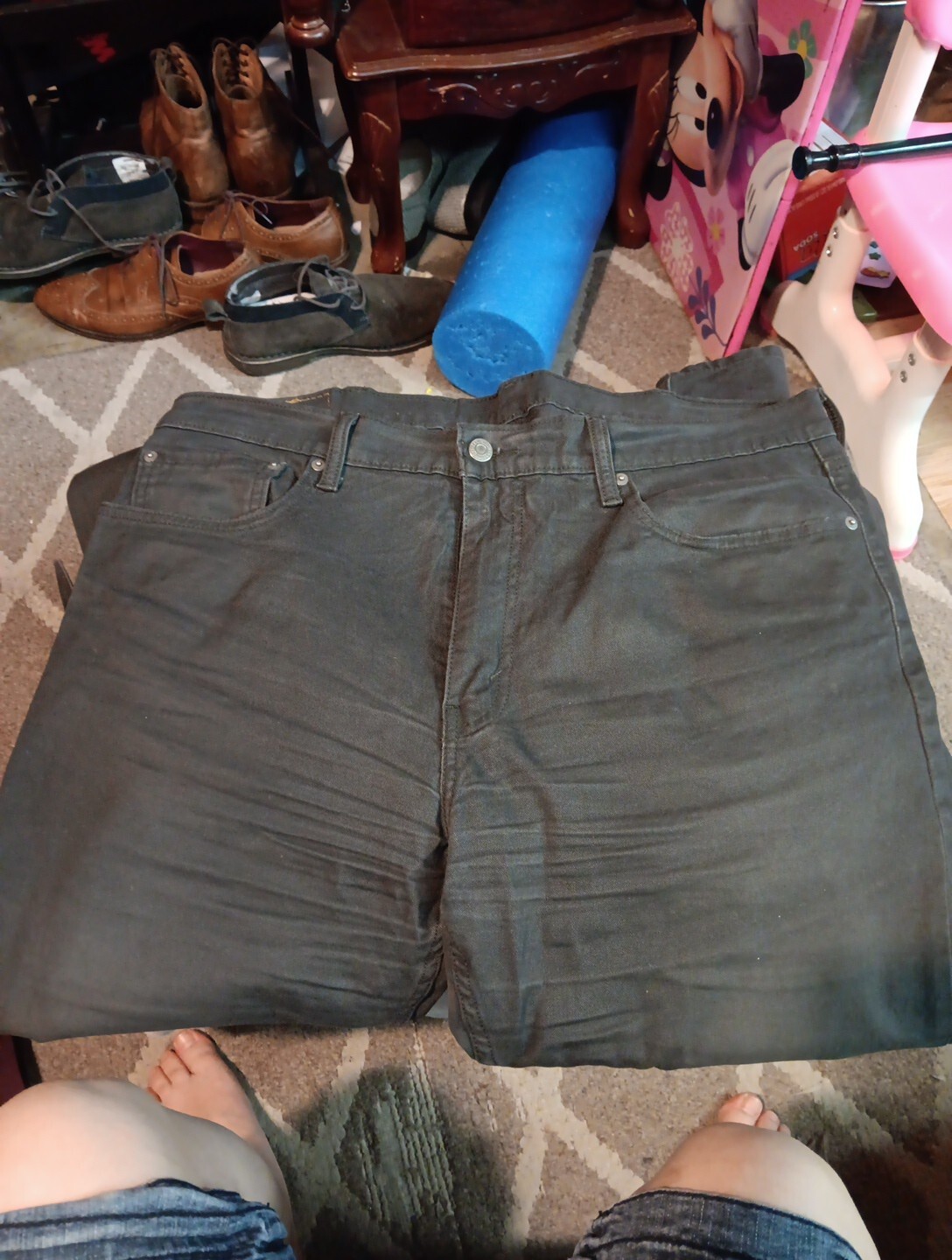 Levi’s Men’s 502 Series Dark Grey Jeans Size 38×30 (B7)