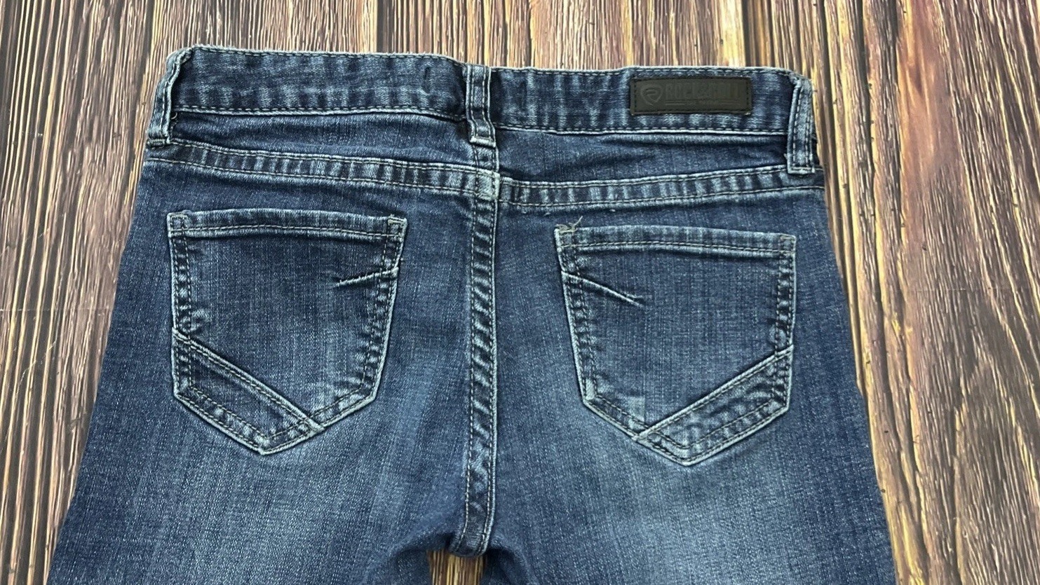 ROCK & ROLL JEANS Girls Trousers WIDE FLARE LEG Adjustable Waist YOUTH GIRLS 16