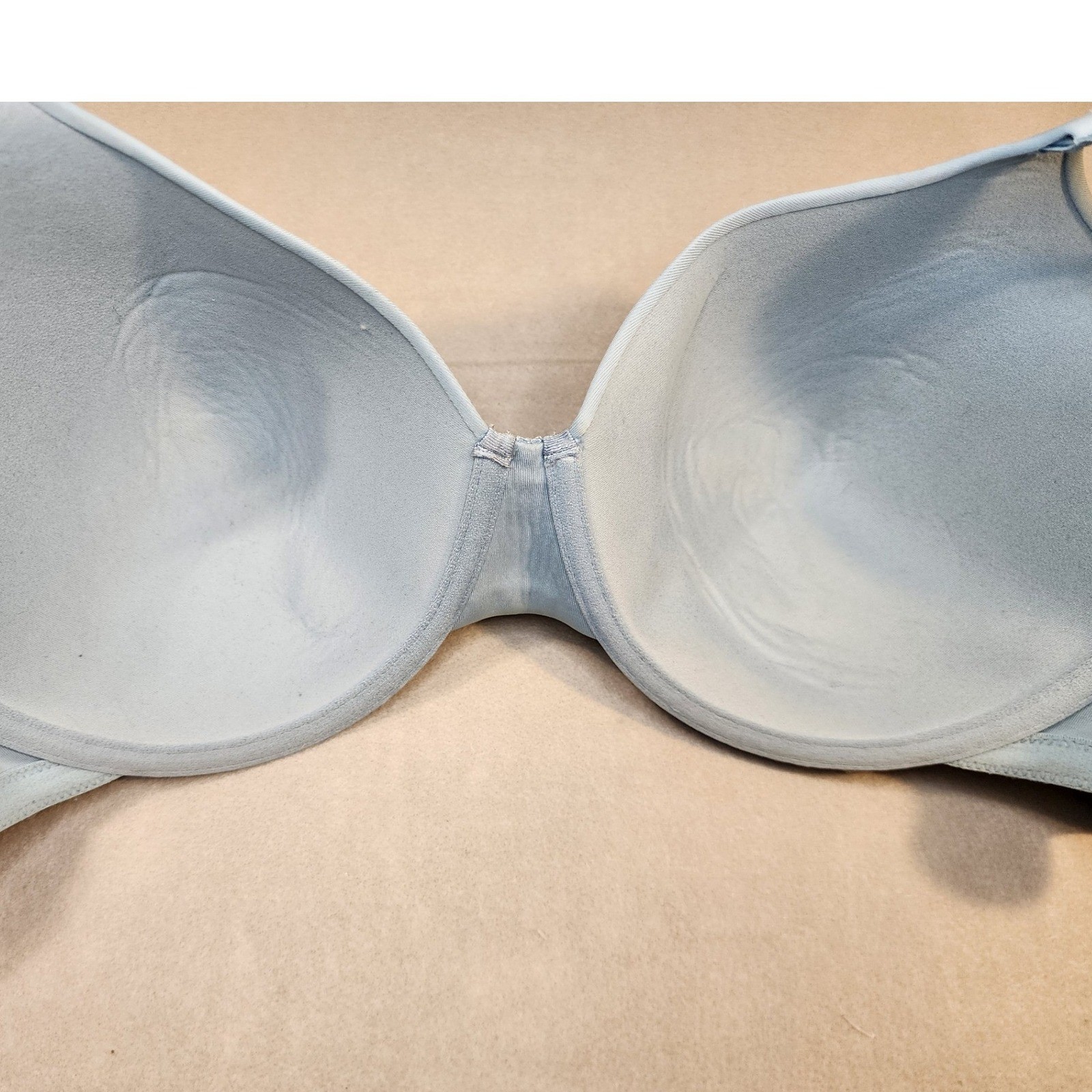Vanity Fair Underwire Bra Women 44C Blue Excellent Back Smoothing 76380 Lace