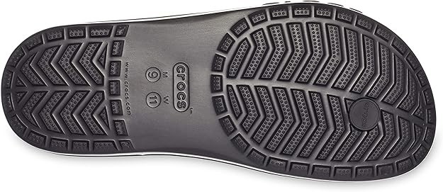 CROCS Unisex Bayaband Flip Flop Sandal, Black, M9/W11 – Brand New