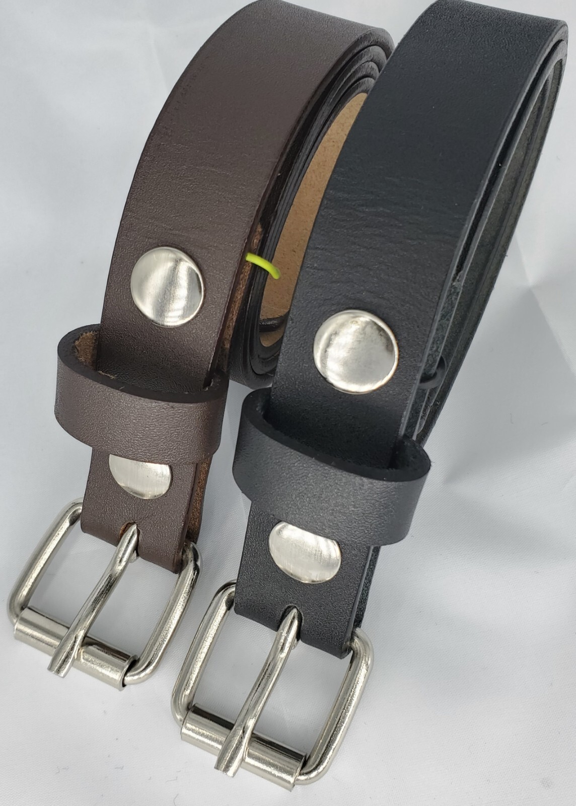 Genuine Leather Belt 1″- 2.5cm Wide One Piece 100% Real Leather Belt Unisex