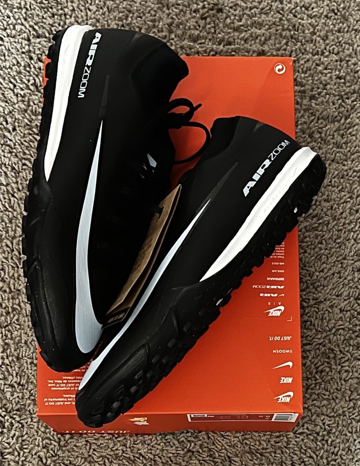 Size 7M- Zoom Vapor 16 Pro TF Black/Ice Blue NBY FQ8687-001