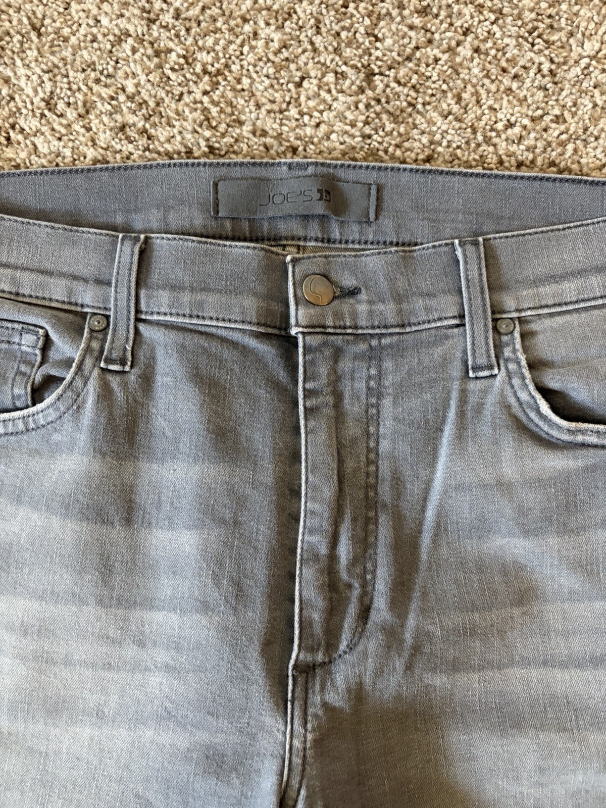 JOE’s Jeans Mens Grey Wash 36 x 32 – The Brixton “Skinny Fit” Denim