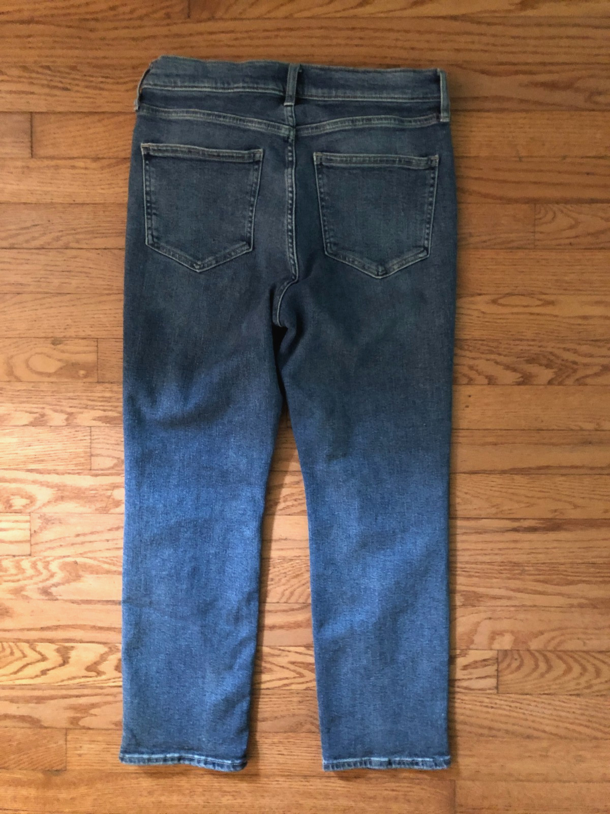 GAP High Rise Soft Vintage Slim Denim Stretch JEANS~Womens 10/30 SHORT~Med Blue