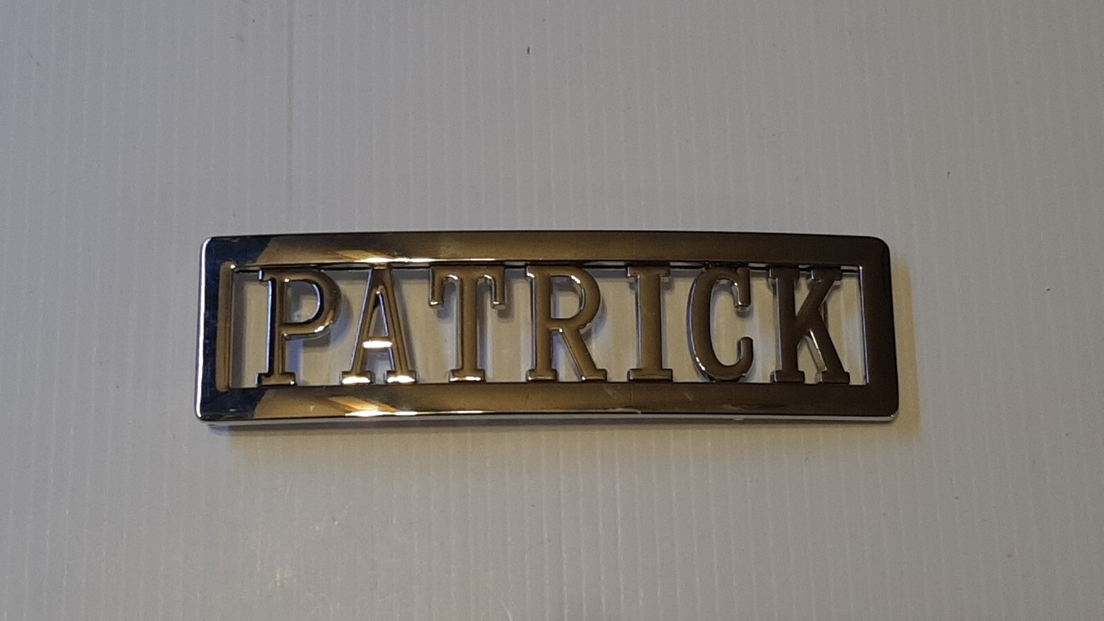 PATRICK Name Belt Buckle -Put your name or word on Buckle