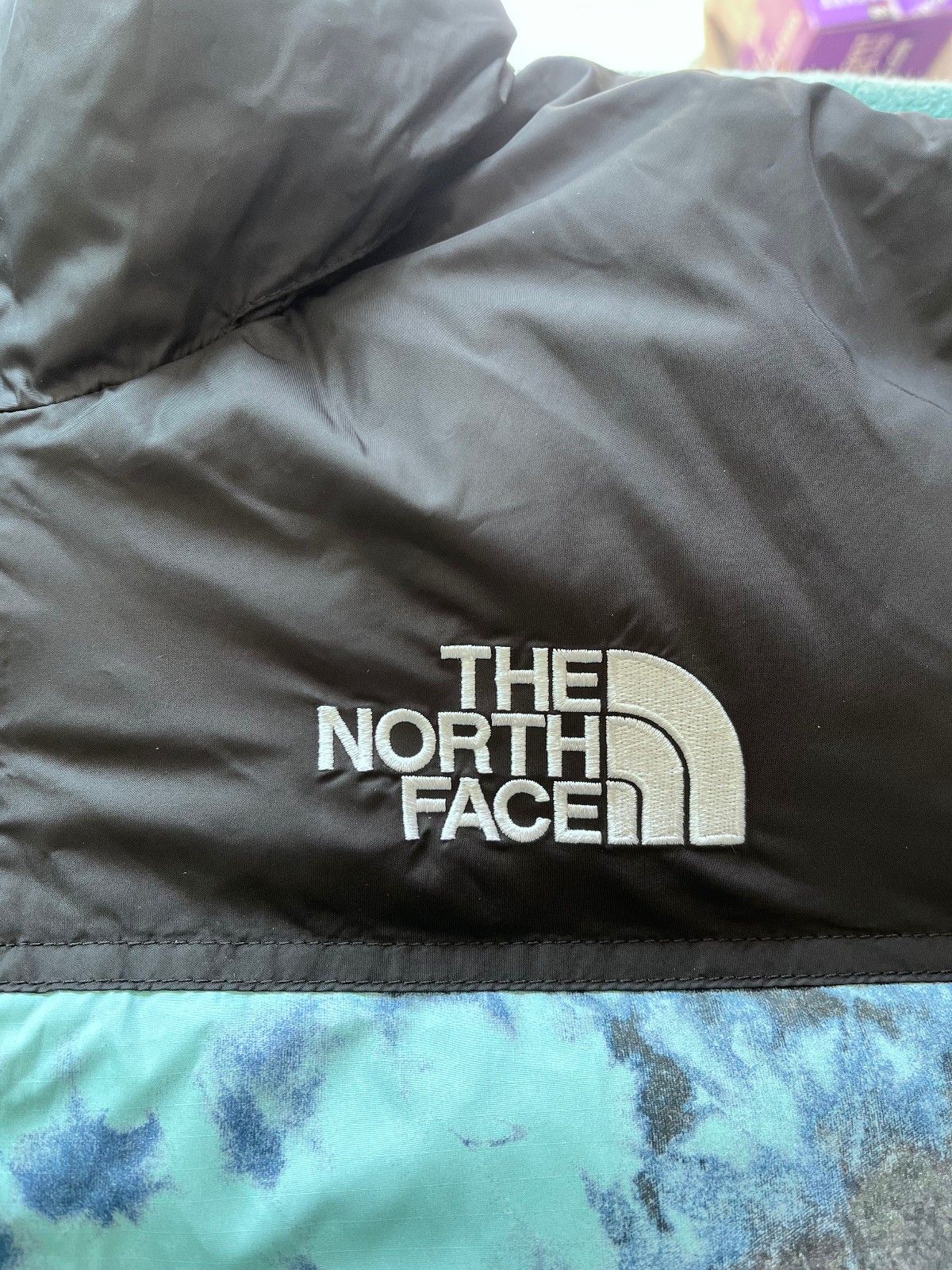The North Face: Men’s 1996 Retro Nuptse Jacket – Wasabi Ice Dye [Large; Used]