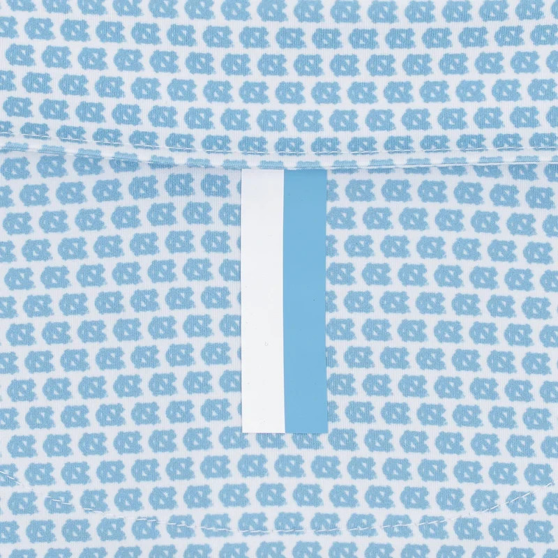 NEW️🎉 Rhoback UNC Polo Mens White Collegiate Golf Performance Moisture Wicking