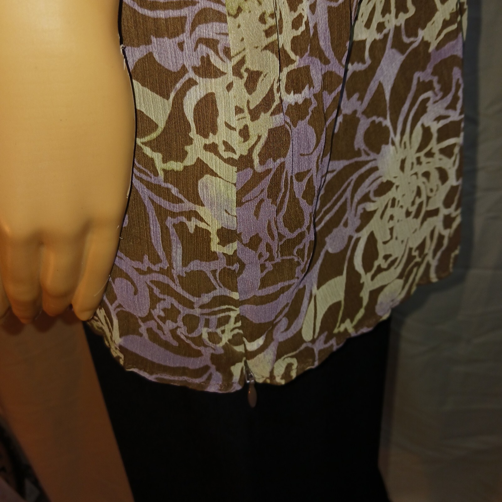 Axcess Blouse Women’s Size 1 Multicolor 3/4 Sleeve by Liz Claiborne EUC