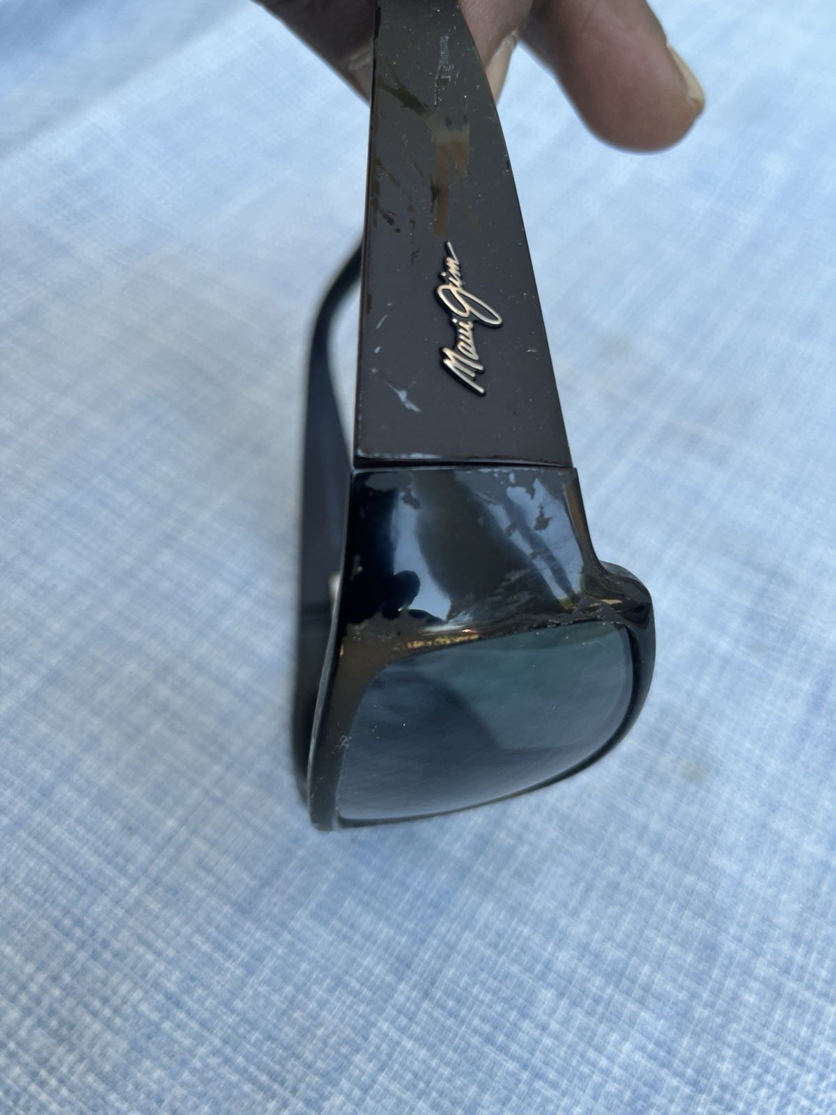 Maui Jim Sunglasses MJ266-02MR World Cup STG BG Black Lenses Matt Made In Italy